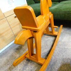 【JM889】レトロ 木馬 ロッキングホース 木製 ミッフィー 玩具 乗り物 DICK BRUNAの画像
