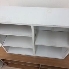 【ジャングルジャングル和歌山店】【Wa3306】ラック　ホワイト　リユースショップ リサイクルショップ 中古家具 中古家電 中古自転車 古着 冷蔵庫の画像