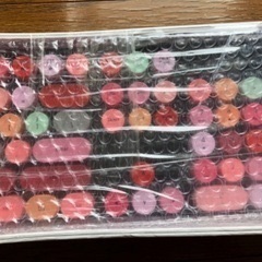 カラフルな パソコン用キーボード マウス セットの画像