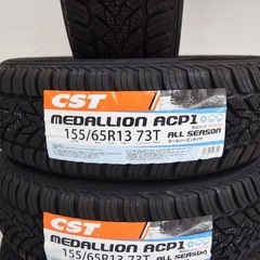 【未使用タイヤ4本セット】タイヤ メダリオン ACP1 CST オートバックス 155/65R13 73T オールシーズンタイヤ 2022年製造の画像