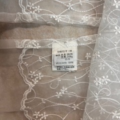 ベビーセレモニードレス 白 レース 新生児 2点セットの画像