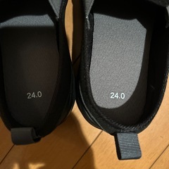 新品軽量ブラックシューズの画像