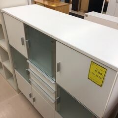 【ジャングルジャングル和歌山店】【Wa3309】ラック　ホワイト　リユースショップ リサイクルショップ 中古家具 中古家電 中古自転車 古着 冷蔵庫の画像