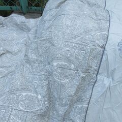 CELINE セリーヌ　高級布団　ブランドロゴ刺繍入り　　シングル　薄手中綿の画像