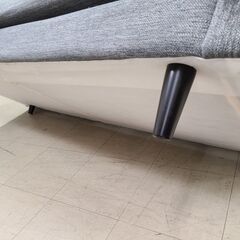 J1830【リユースのサカイ柏店】NITORI　ニトリ　三人掛けカウチソファ　NポケットA4R　グレー　クリーニング済み　参考価格84,990円の画像