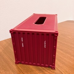 JR貨物 コンテナ風 ティッシュBOXの画像