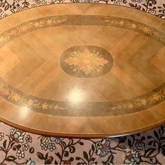 アンティークローテーブル　ウッド　猫足　机　姫系の画像