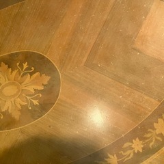 アンティークローテーブル　ウッド　猫足　机　姫系の画像