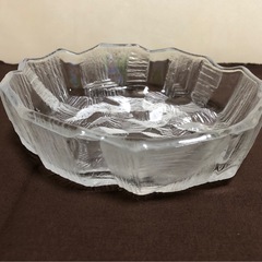 ガラス製波形小皿5枚セットの画像