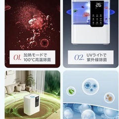 新品　超ハイブリッド加湿器　2024年式　37999円の品　多重除菌方式　大容量　の画像