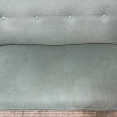 ローソファにもなるコンパクトソファ 布張りタイプ の画像