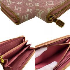 ルイヴィトン LOUIS VUITTON 長財布 モノグラム デニム ジャガード ジッピーウォレット M81182 ホワイトの画像
