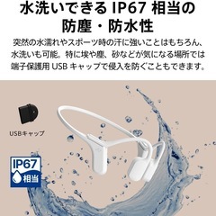 AVIOT骨伝導　ワイヤレスイヤホンの画像