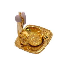 シャネル CHANEL イヤリング マトラッセ ひし形 ゴールドの画像