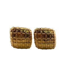 シャネル CHANEL イヤリング マトラッセ ひし形 ゴールドの画像