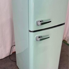 冷蔵庫 レトロ114L アイリスプラザの画像