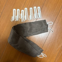 カーテン ブラウン 防炎　幅100×丈110の画像