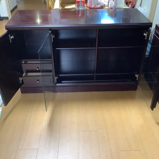 昭和レトロ サイドボード リビングボード 食器棚 テレビボード