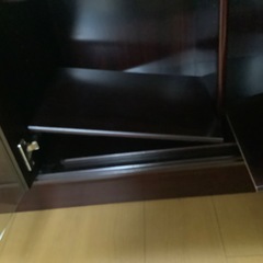 昭和レトロ　サイドボード　リビングボード　食器棚　テレビボード　キャビネットの画像