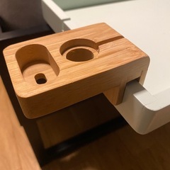 ベッド　ベット　取り付け簡単　後付け　物置き　棚　携帯スタンド　サイドシェルフ　収納　の画像