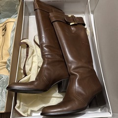 ブランド　ロングブーツ　本革　レザー　3足　の画像