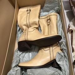 ブランド　ロングブーツ　本革　レザー　3足　の画像