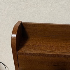 セミダブル　ベッドフレーム+マットレス　セットの画像