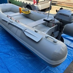 ジョイクラフト JCM325 ゴムボート 2馬力 船外機 セット 美品 JOYCRAFTの画像