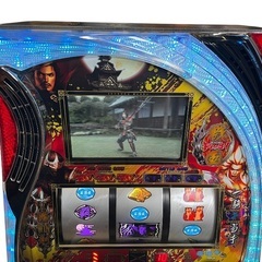 パチスロ実機 戦国無双 スロット メダル機 山佐 家庭用電源の画像