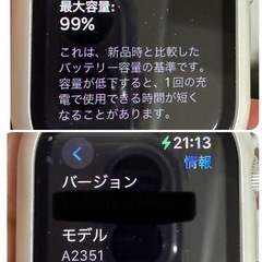 Apple Watch　アップルウォッチ　SEシルバー 　第1世代　GPSモデル　40㎜　本体　おまけ付きの画像