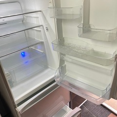 北九州市内配送無料　保証付き 東芝/TOSHIBA 5D冷蔵庫 VEGETA ベジータ GR-G43GXVE(ZN) 426Lの画像