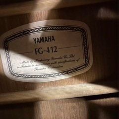 ギター　ヤマハ　YAMAHA FG-412の画像