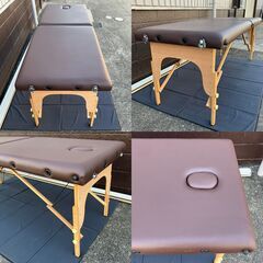 木製折りたたみマッサージベッド（ファミリー・ライフ）の画像