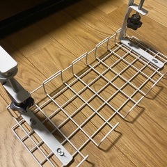 ケーブルトレー 配線 デスク下 配線隠し ケーブル収納 穴あけ不要 クランプ式整理 の画像