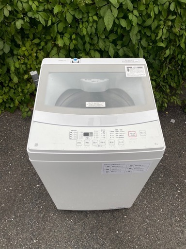 北九州市内配送無料　保証付き 2022年製ニトリ 全自動洗濯機　NTR60