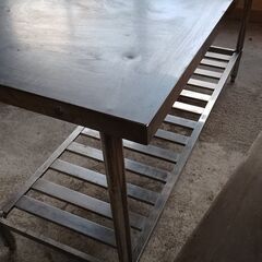 業務用 ステンレス作業台 幅150×奥60×高80㎝の画像