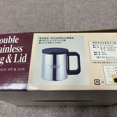 ダブルステンレス　マグ＆リッド（４セット）の画像