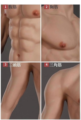 シリコン筋肉スーツ