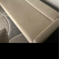 ソファーベット　ベージュの画像