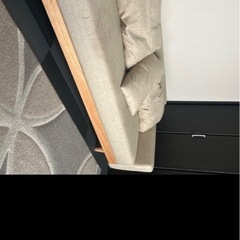 ソファーベット　ベージュの画像