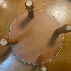 スツール　オットマン　ローチェア　丸椅子　低座の画像