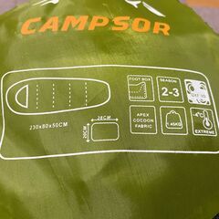 CAMPSOR　シュラフの画像
