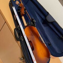 昔のバイオリン　ケース付きの画像