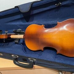 昔のバイオリン　ケース付きの画像
