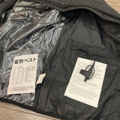 電熱ベスト　新品未使用　XL 黒　防寒　釣り　の画像