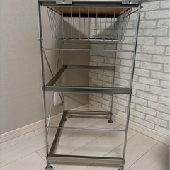 無印良品　ステンレスユニットシェルフの画像