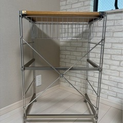 無印良品　ステンレスユニットシェルフの画像
