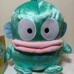 サンリオ　ハンギョドン特大ぬいぐるみ＆フィギュアセットの画像