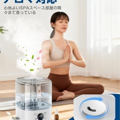 加湿器 ハイブリッド式 【自動恒湿·360°回転吹出口】の画像