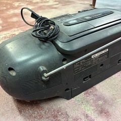 【動作未確認】SHARP QT-C150-B ラジカセ 1993年製 ジャンク品の画像